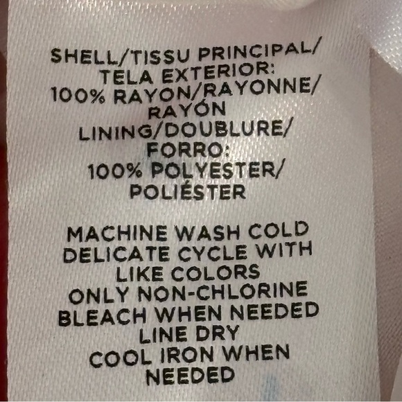 Loft 8 NWT white long flecked flutter sleeve midi dress - Picture 9 of 12